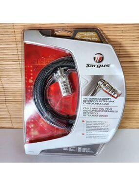 Targus Notebook Laptop Combo Cable Security Lock 6.5 ft Defcon CL New Sealed
